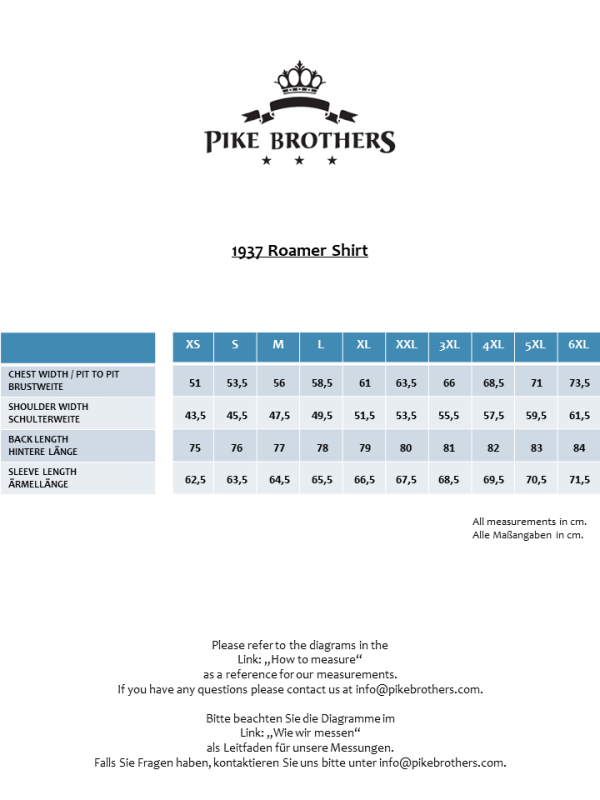 Pike Brothers 1937 Roamer Shirt blue wabash denim