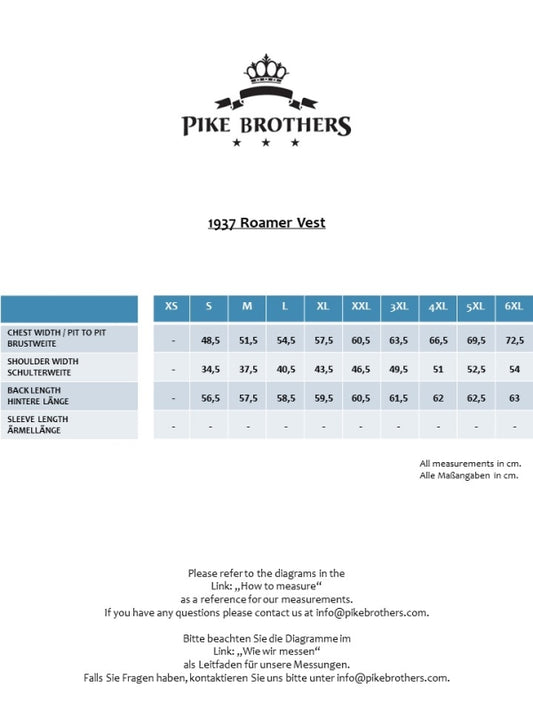 Pike Brothers 1937 Roamer Vest Beaver black