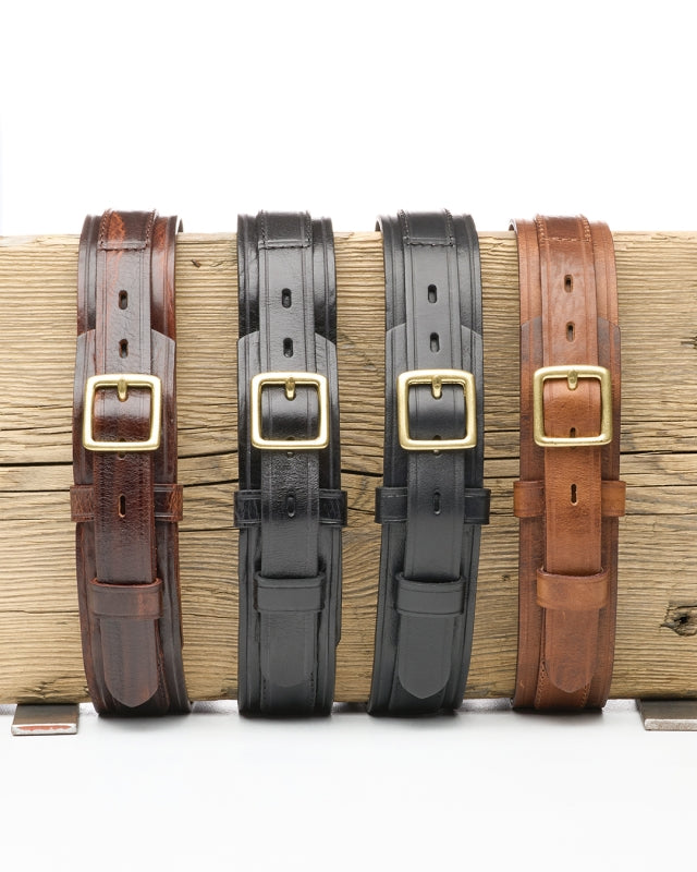 Pike Brothers 1949 Western Belt cognac
