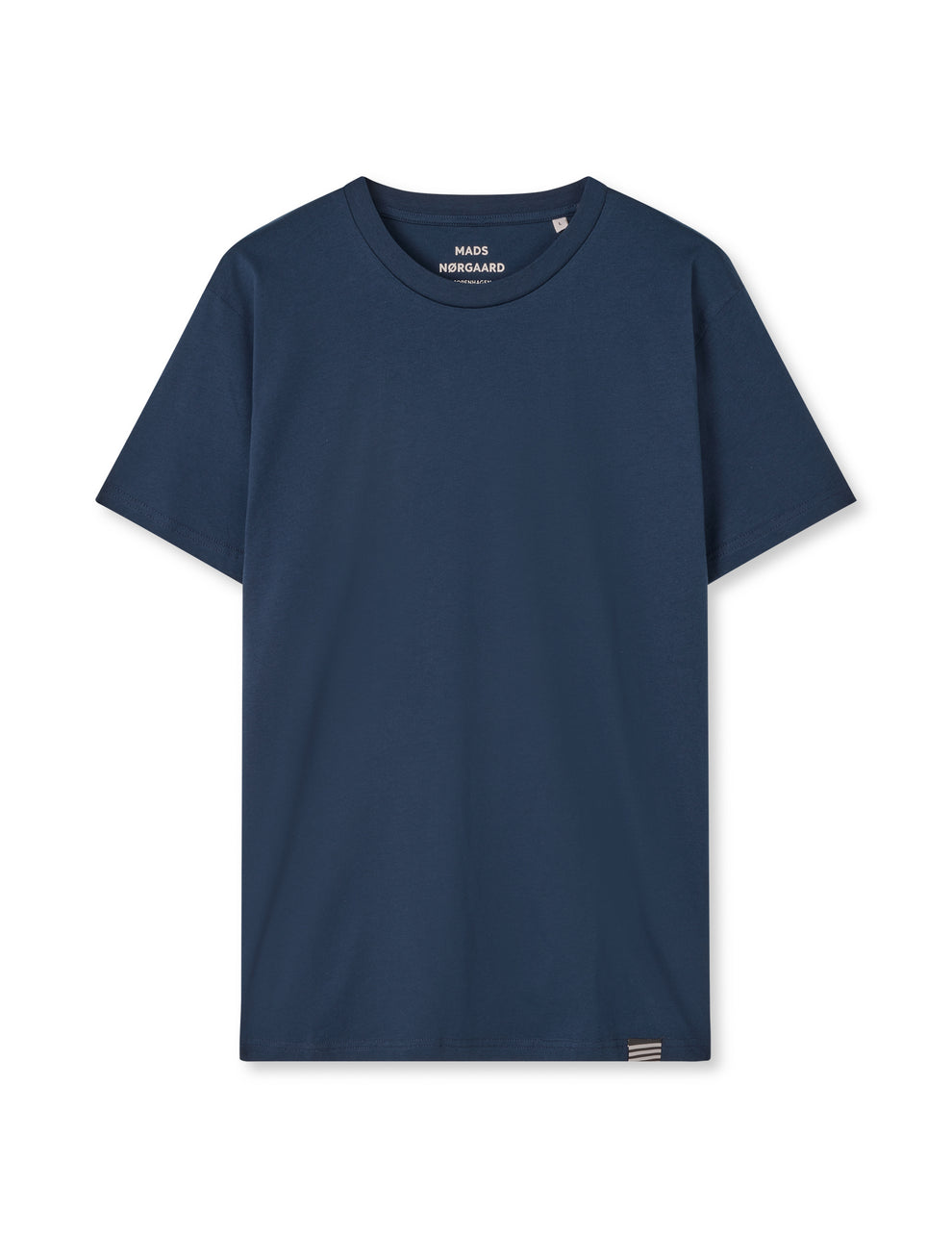 Mads Nørgaard Organic Thor Tee FS25 in Dunkelblau