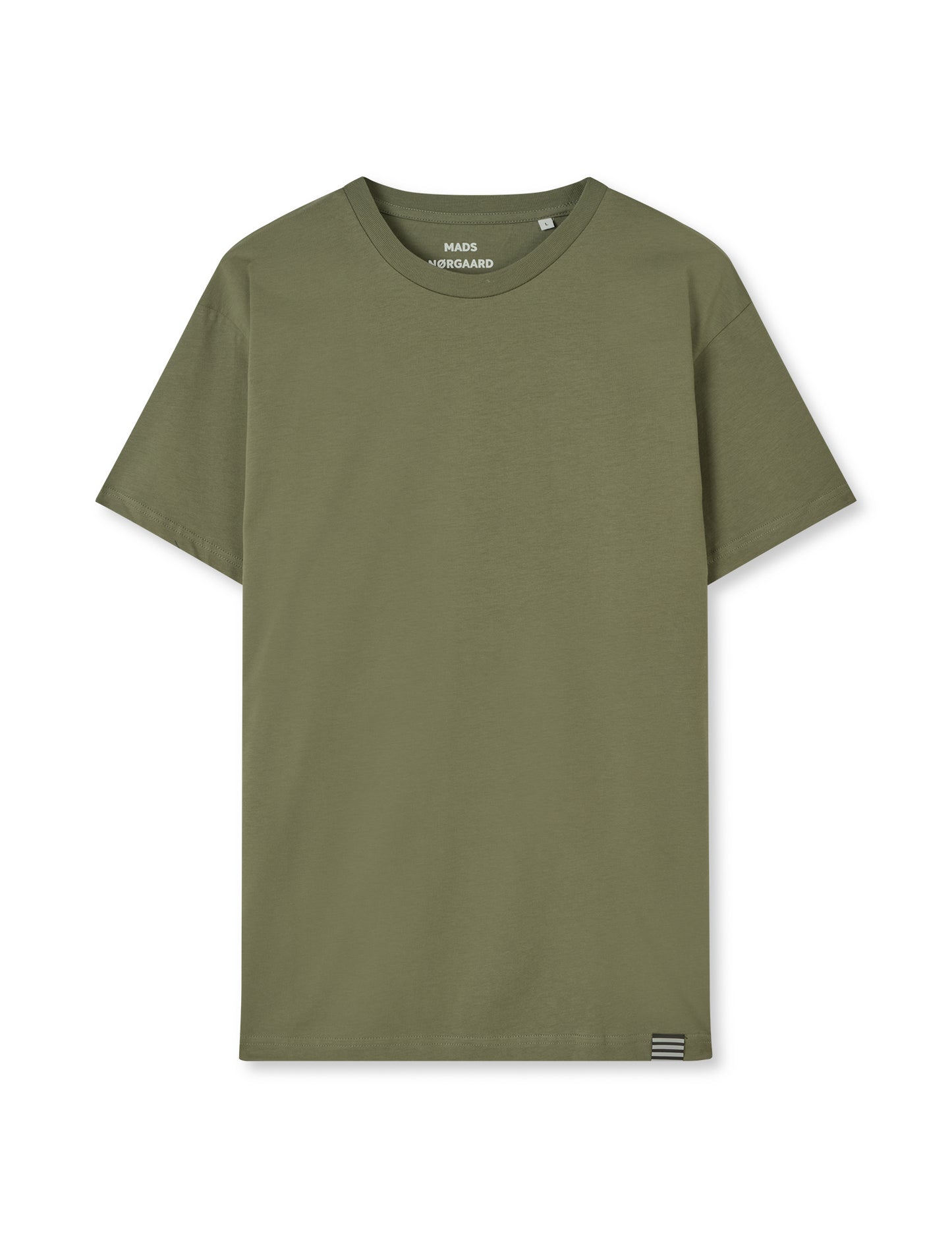 Mads Nørgaard Organic Thor Tee HW24 in Army
