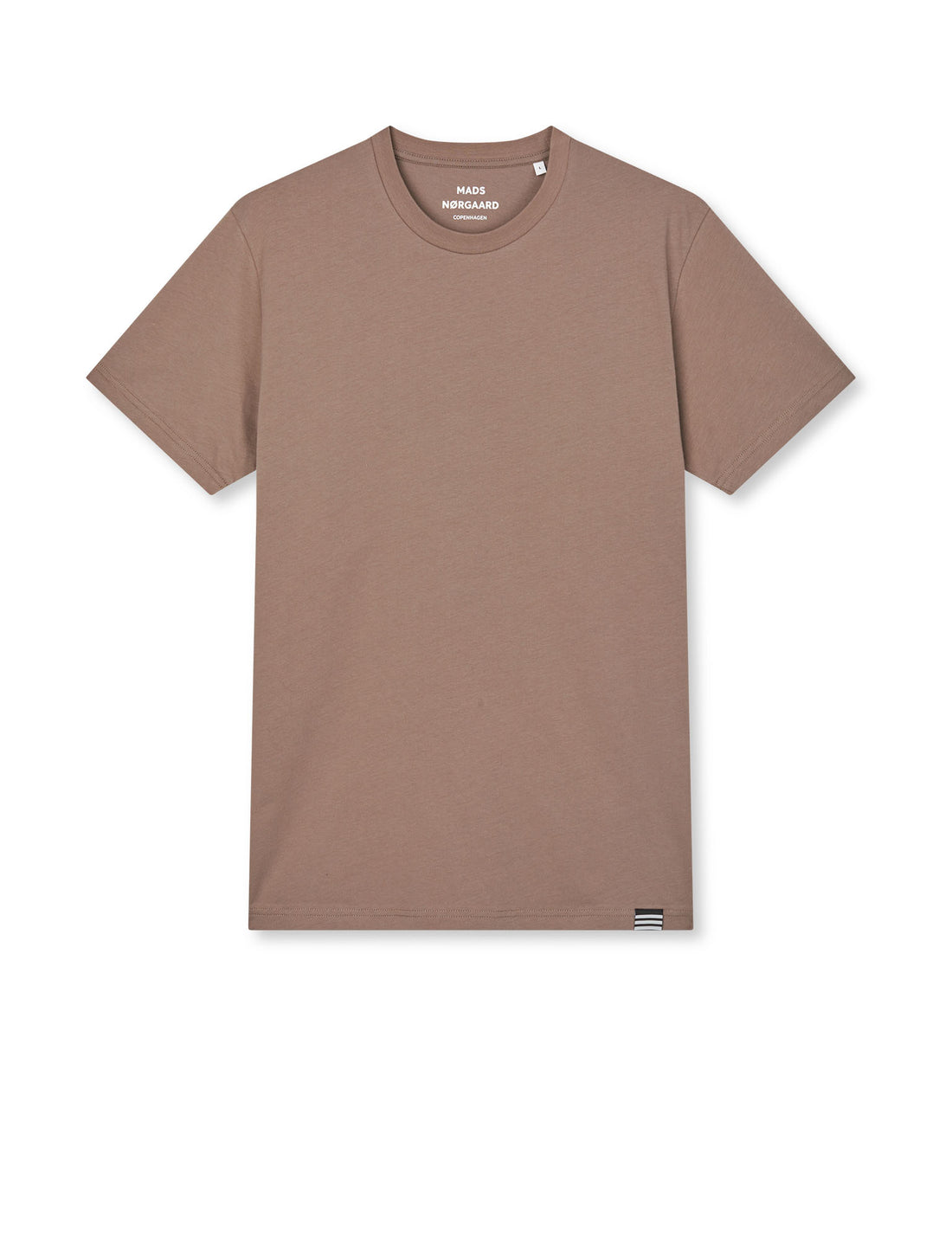 Mads Nørgaard Men Organic Thor Tee in Walnut