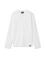 Mads Nørgaard Organic Thor Tee LS HW24 in Weiß