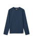 Mads Nørgaard Organic Thor Tee LS HW24 in Dunkelblau
