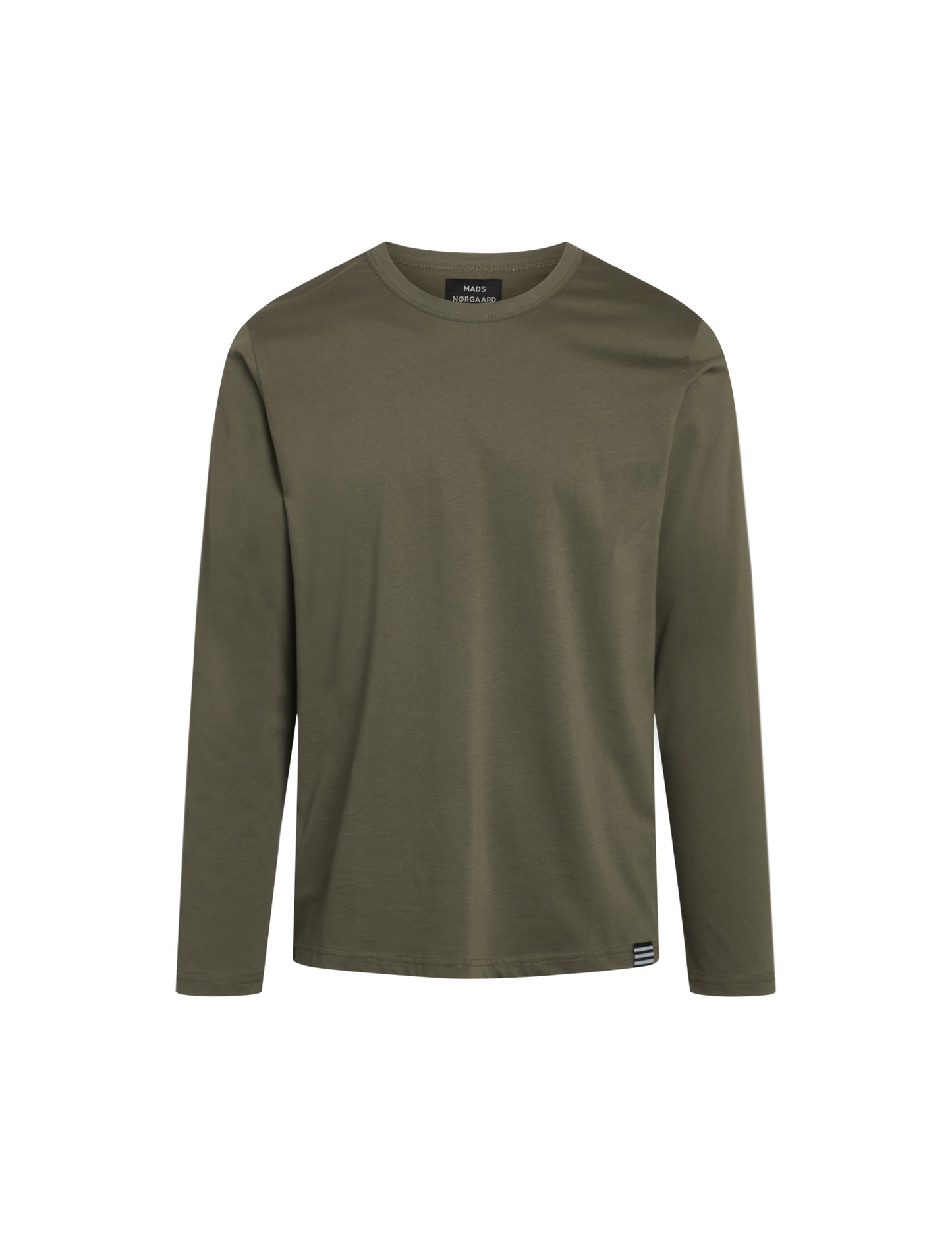 Mads Nørgaard Organic Thor Tee LS HW24 in Army