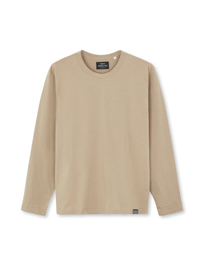 Mads Nørgaard Organic Thor Tee LS in Cub