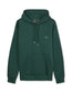 Mads Nørgaard Standard Hoodie Logo Sweat in Verdant Green