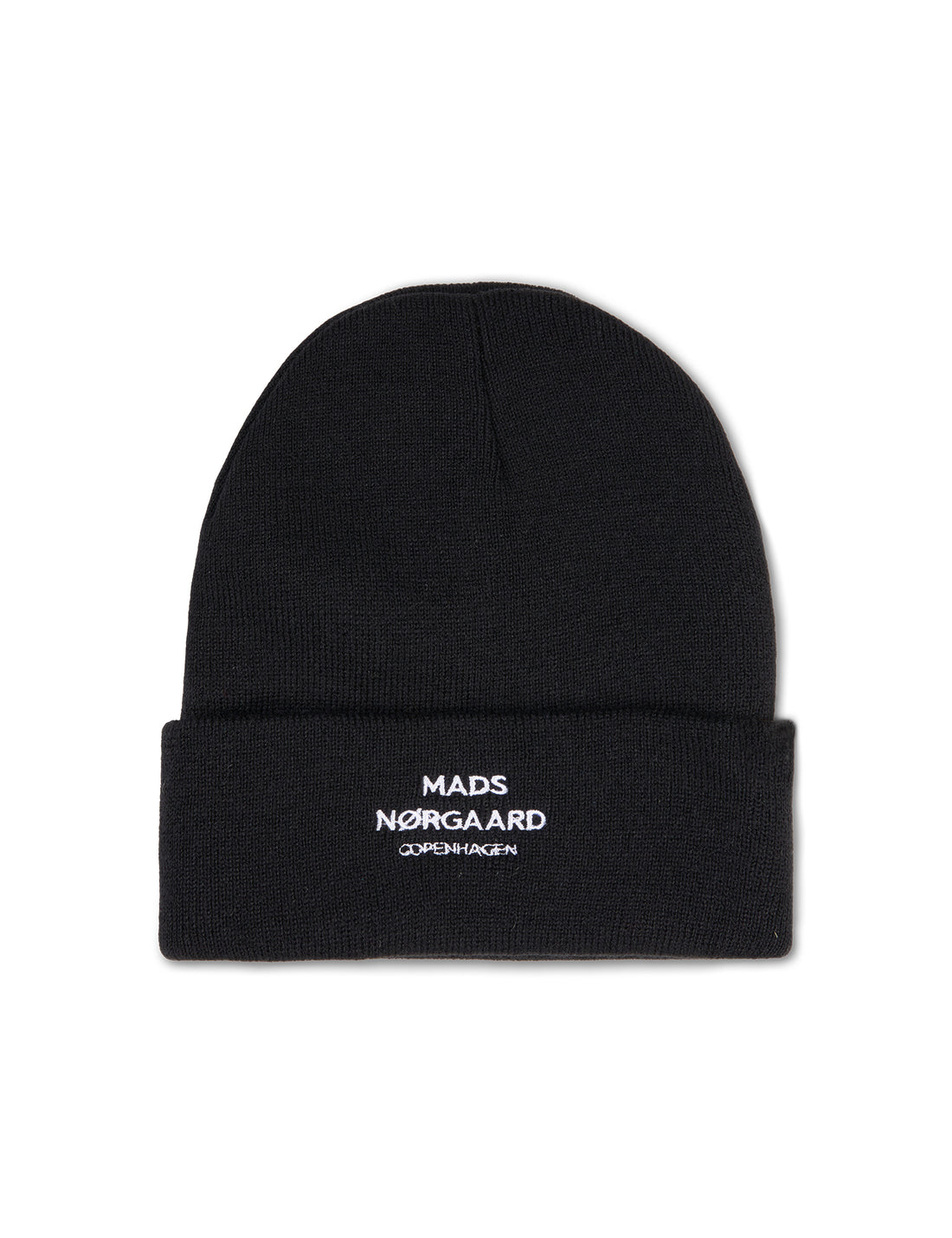 Mads Nørgaard Isak Logo Ambas Beanie in Schwarz
