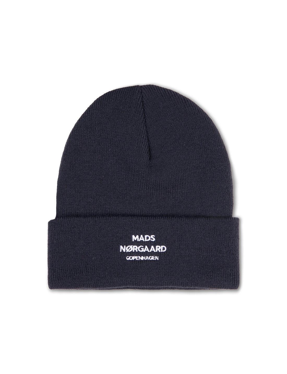 Mads Nørgaard Isak Logo Ambas Beanie in Deep Well