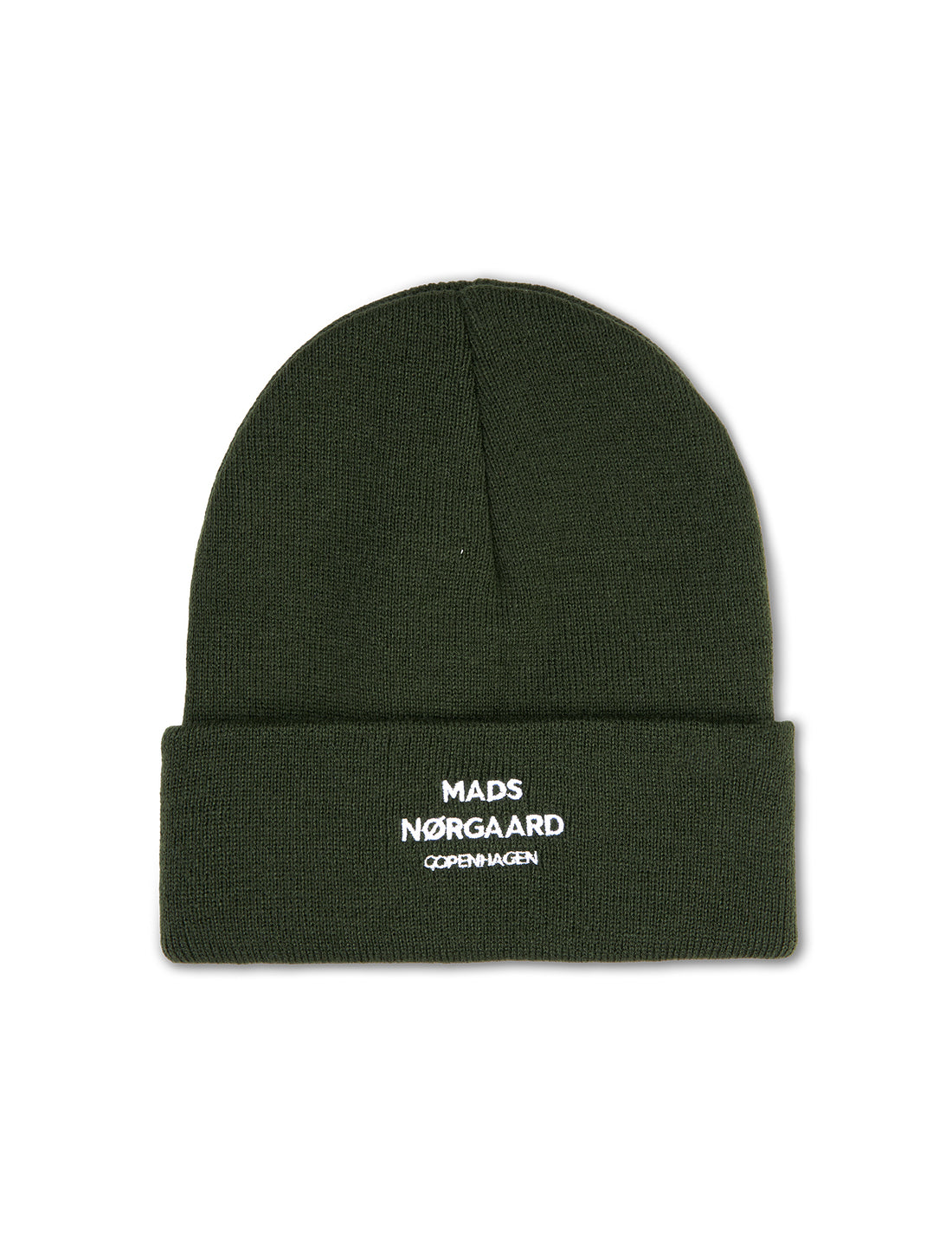 Mads Nørgaard Isak Logo Ambas Beanie in Darkest Spruce