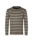 Mads Nørgaard Midi Rib Tobias Tee LS in Seneca Rock/Schwarz