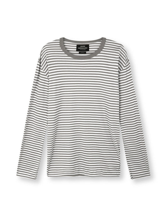 MADS NØRGAARD Duo Rib Tobias Tee LS