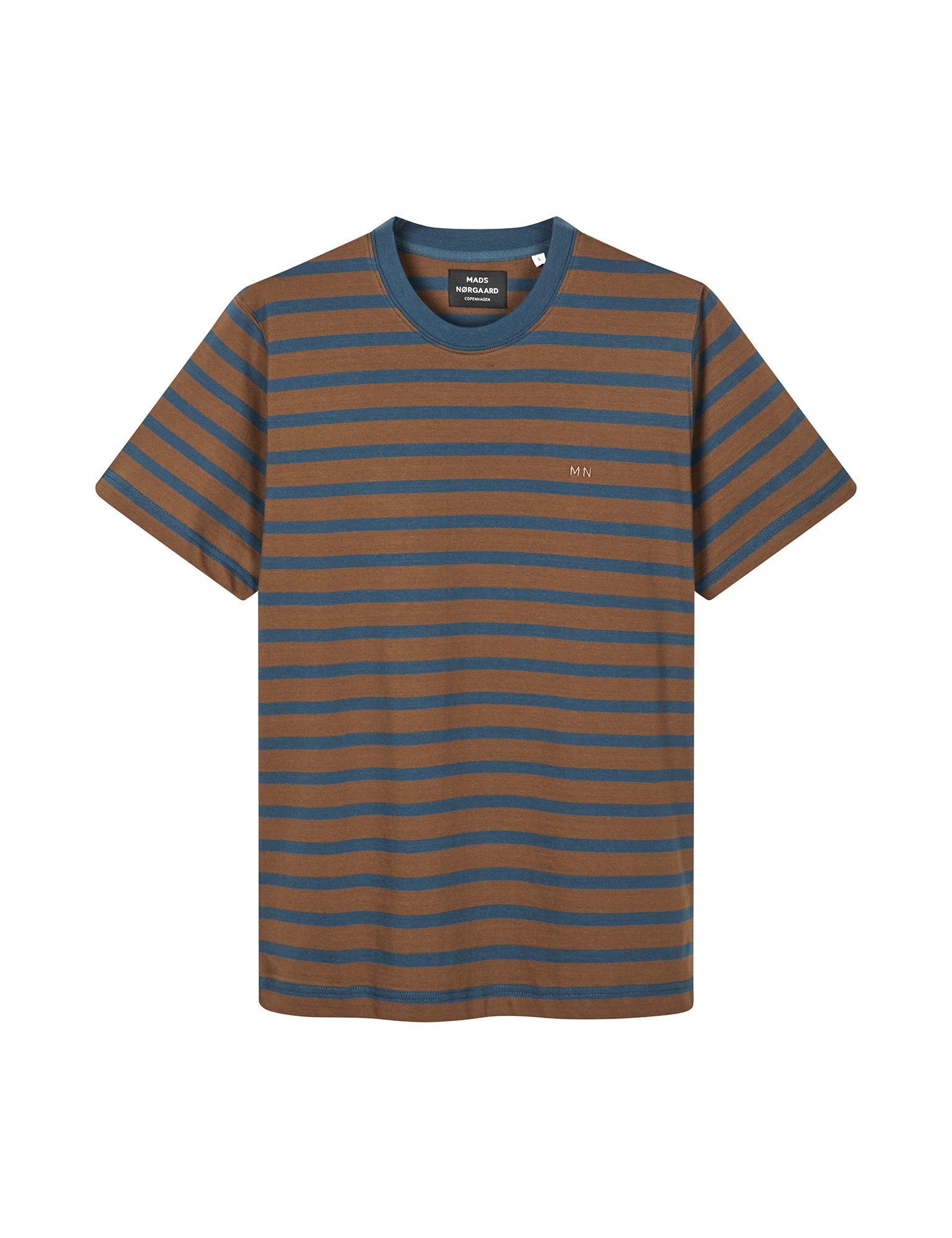 MADS NØRGAARD Cotton Jersey Stripe Frode Tee HW24