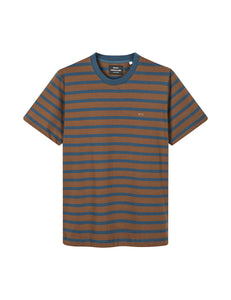 MADS NØRGAARD Cotton Jersey Stripe Frode Tee HW24