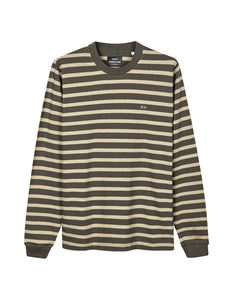 MADS NØRGAARD Cotton Jersey Stripe Frode Tee LS HW24