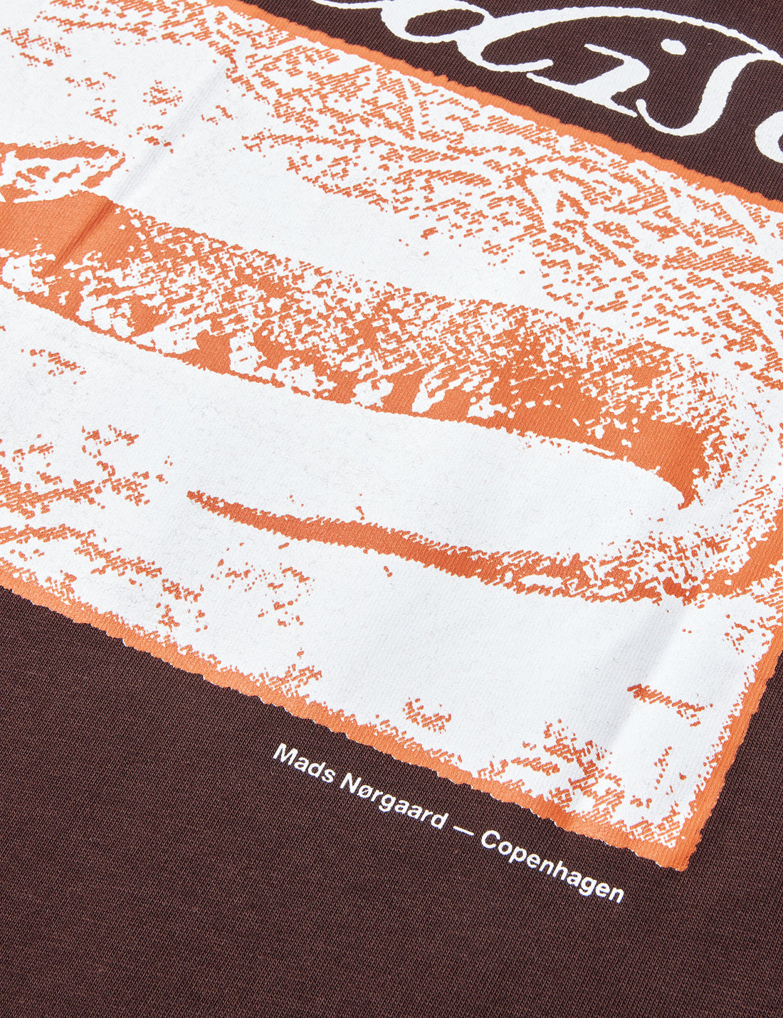 Mads Nørgaard Cotton Jersey Frode Paradise Tee in Chicory Coffee