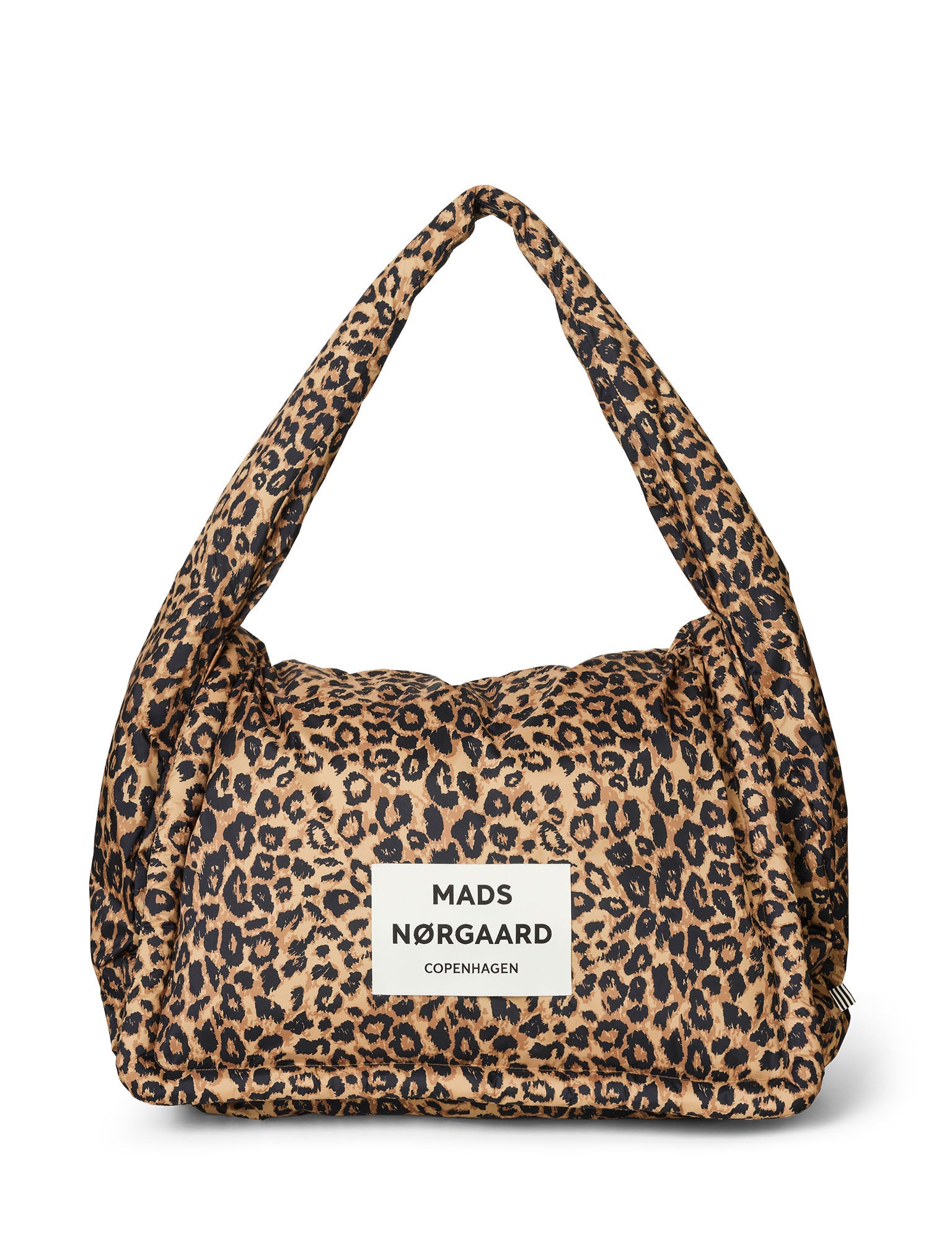 Mads Nørgaard Mad Nörgaard Light Ripstop Pillow AOP Bomb Bag in Leopard
