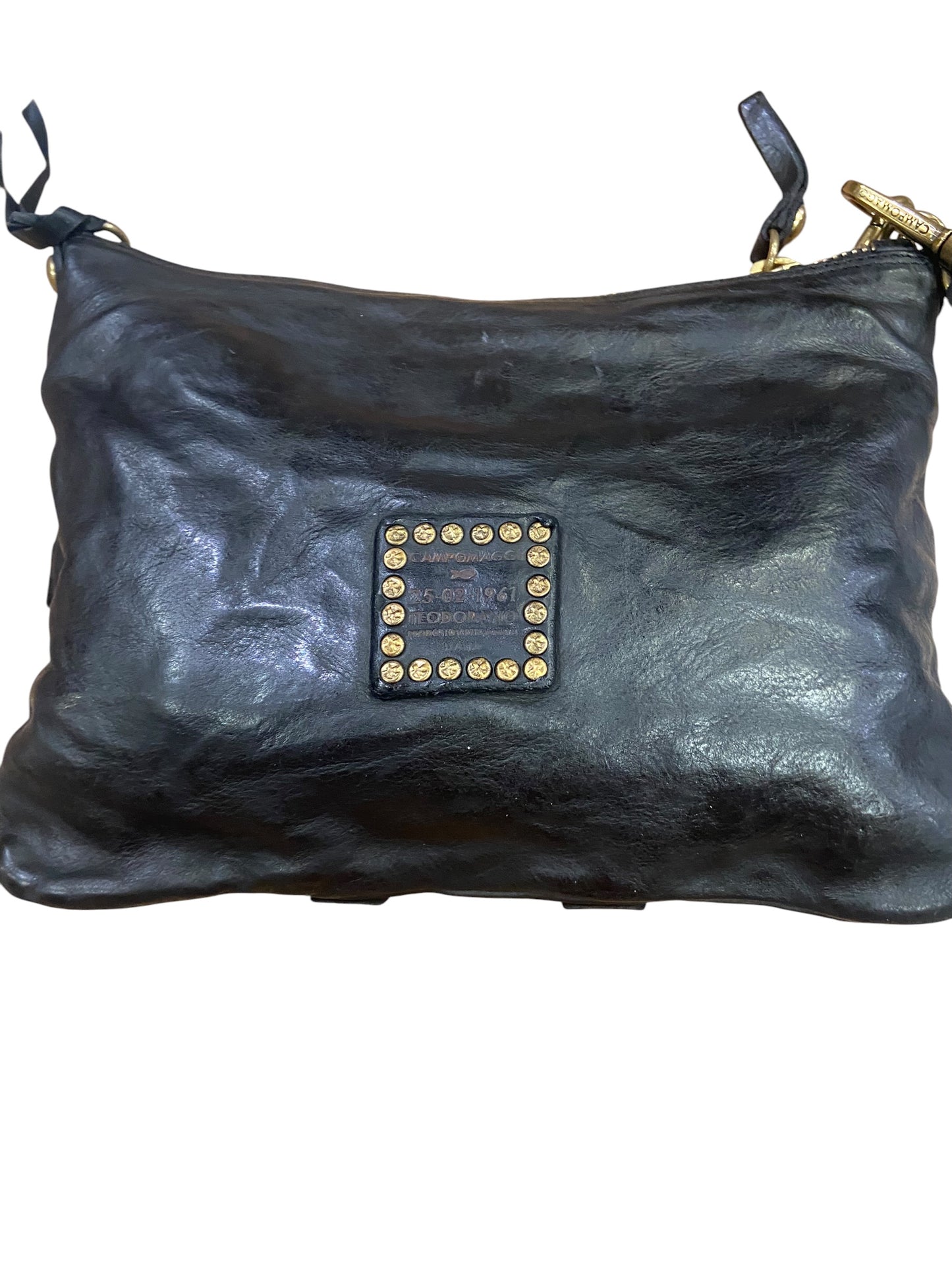 Campomaggi Margot M - SHOULDER BAG COW.+CROSS PATCHES+STUDS