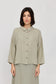 Mazine Damen 3/4 Sleeve Linen Shirt in seagrass