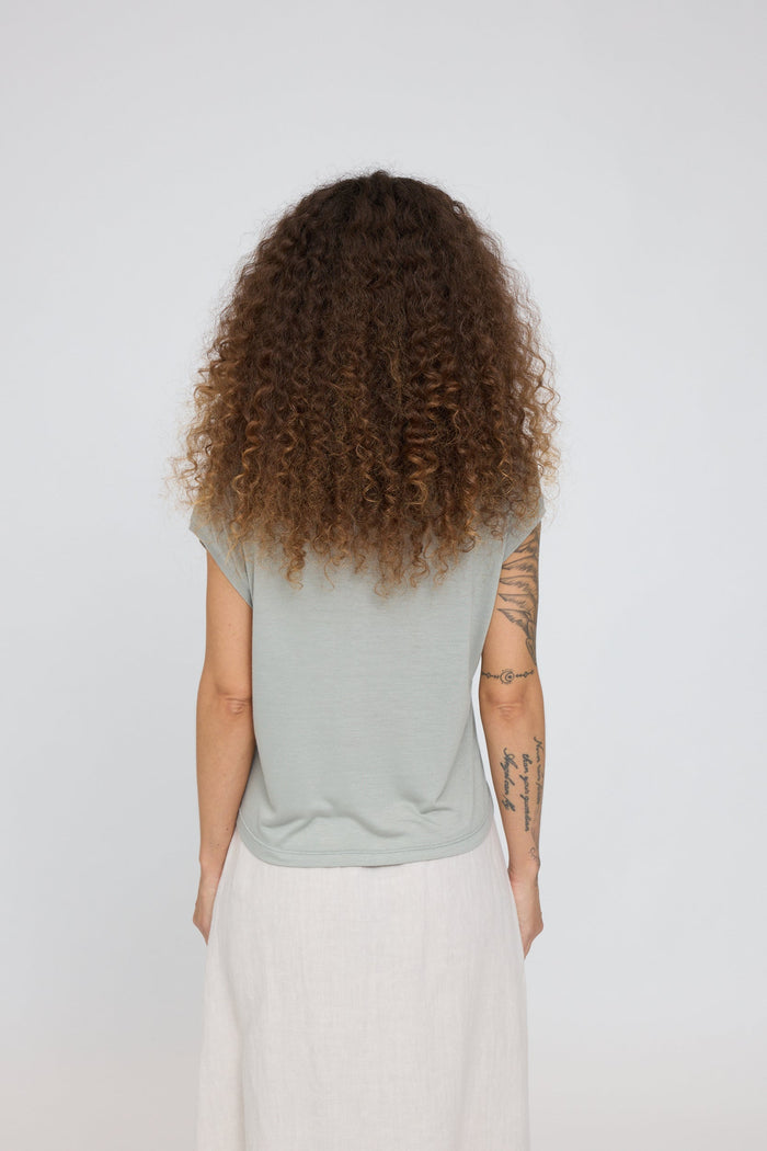 Mazine Damen Cropped T Loose Fit LENZING™ ECOVERO™