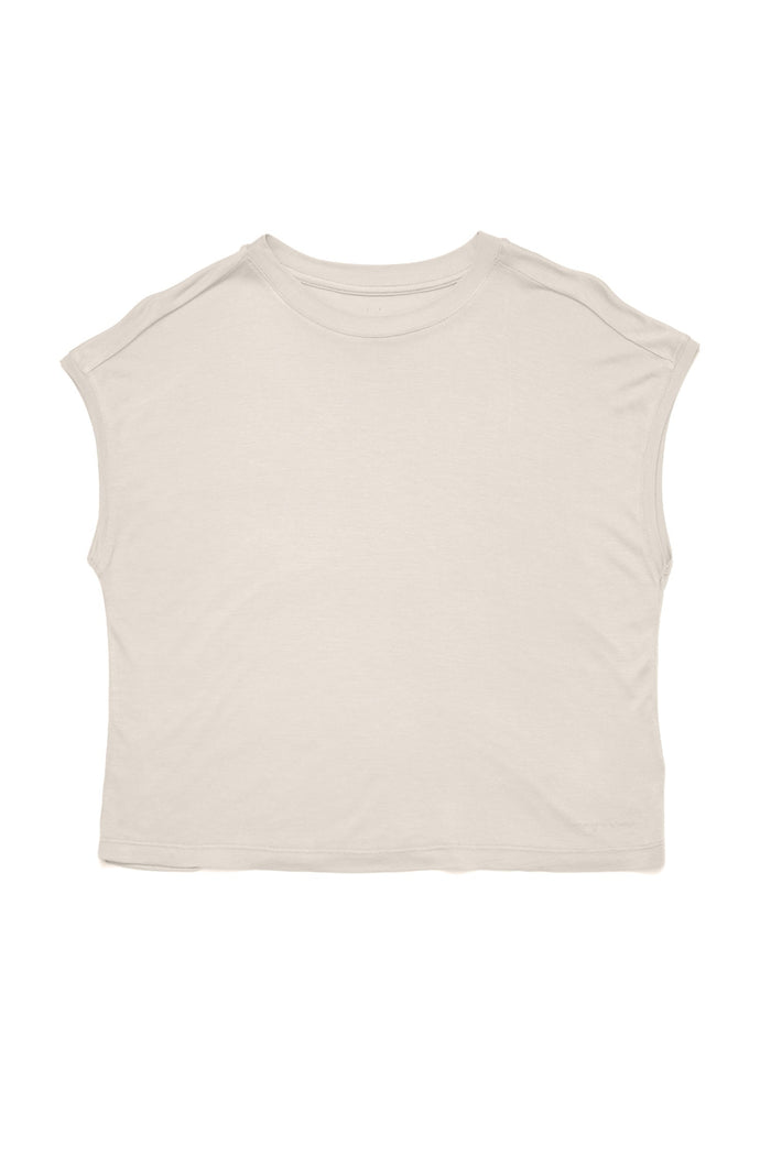 Mazine Damen Cropped T Loose Fit LENZING™ ECOVERO™
