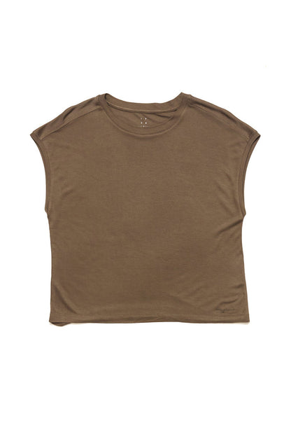 Mazine Damen Cropped T Loose Fit LENZING™ ECOVERO™