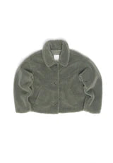 Mazine Faux-Fur Button Jacket