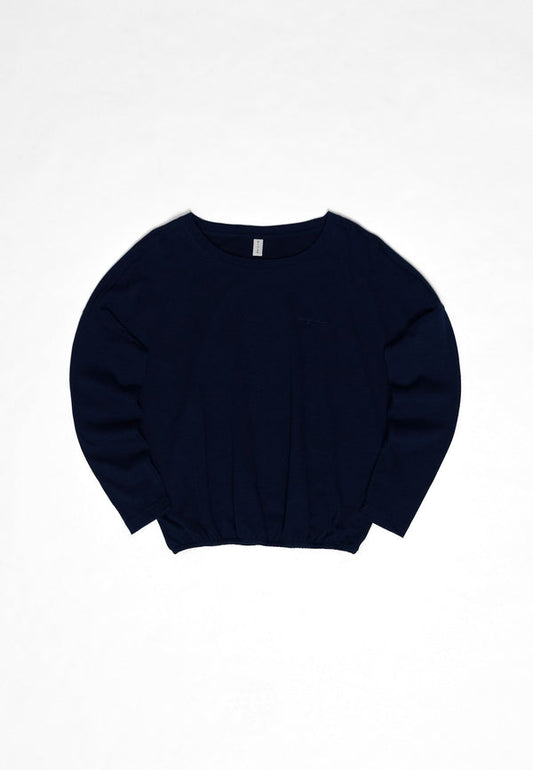 Mazine Jersey Knit Longsleeve in dark navy