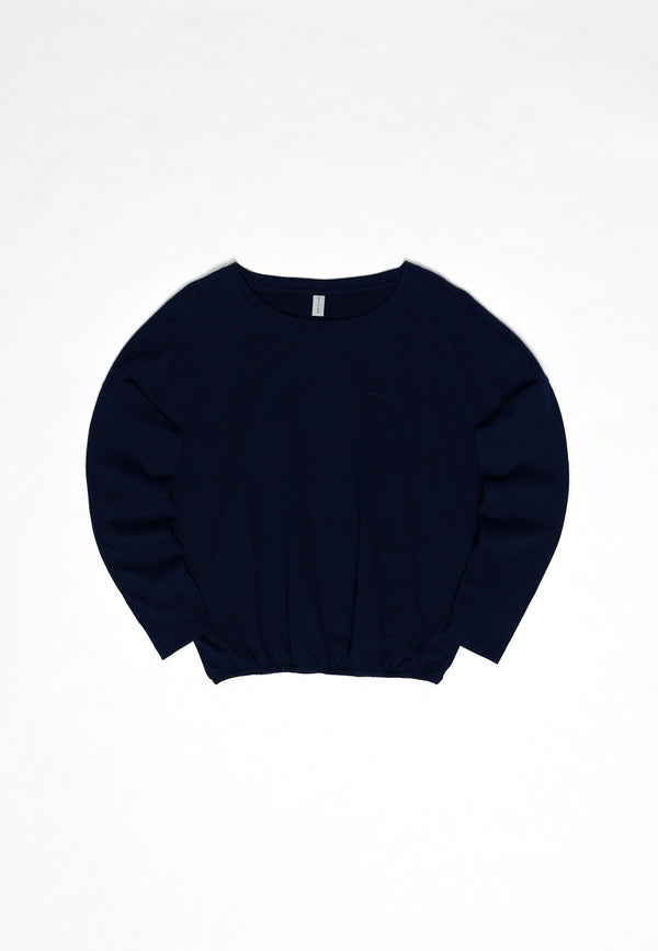 Mazine Jersey Knit Longsleeve in dark navy
