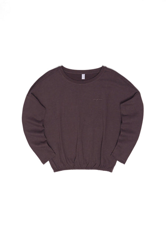 Mazine Jersey Knit Longsleeve in eggplant