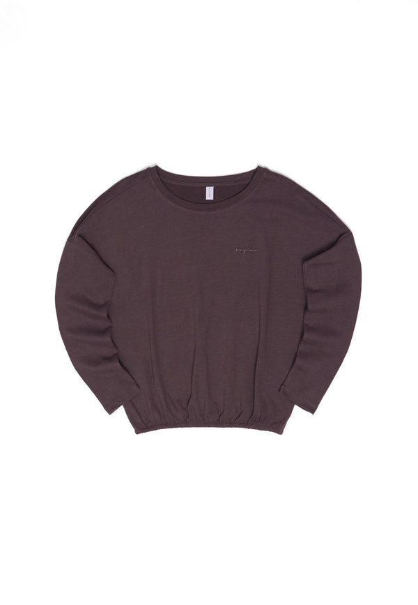 Mazine Jersey Knit Longsleeve in eggplant