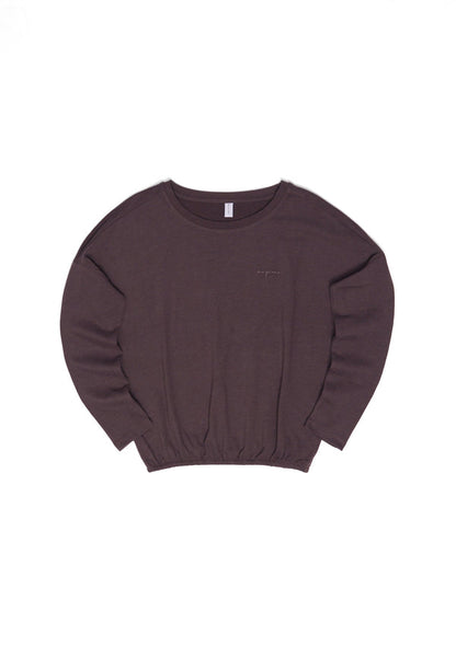 Mazine Jersey Knit Longsleeve in eggplant