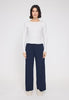 Mazine Wide Leg Jersey Knit Pants