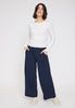 Mazine Wide Leg Jersey Knit Pants