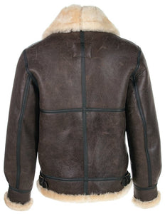 Schott B-3 Bomber jacket, sheepskin leather