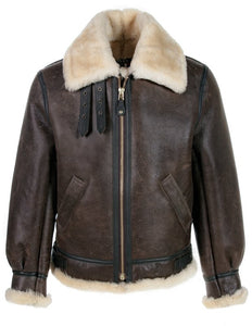 Schott B-3 Bomber jacket, sheepskin leather