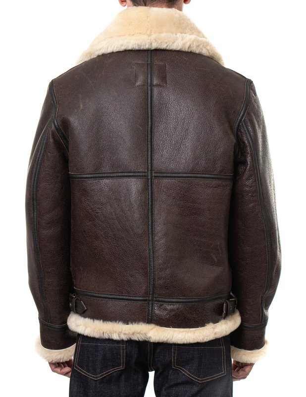 Schott B-3 Bomber jacket, sheepskin leather