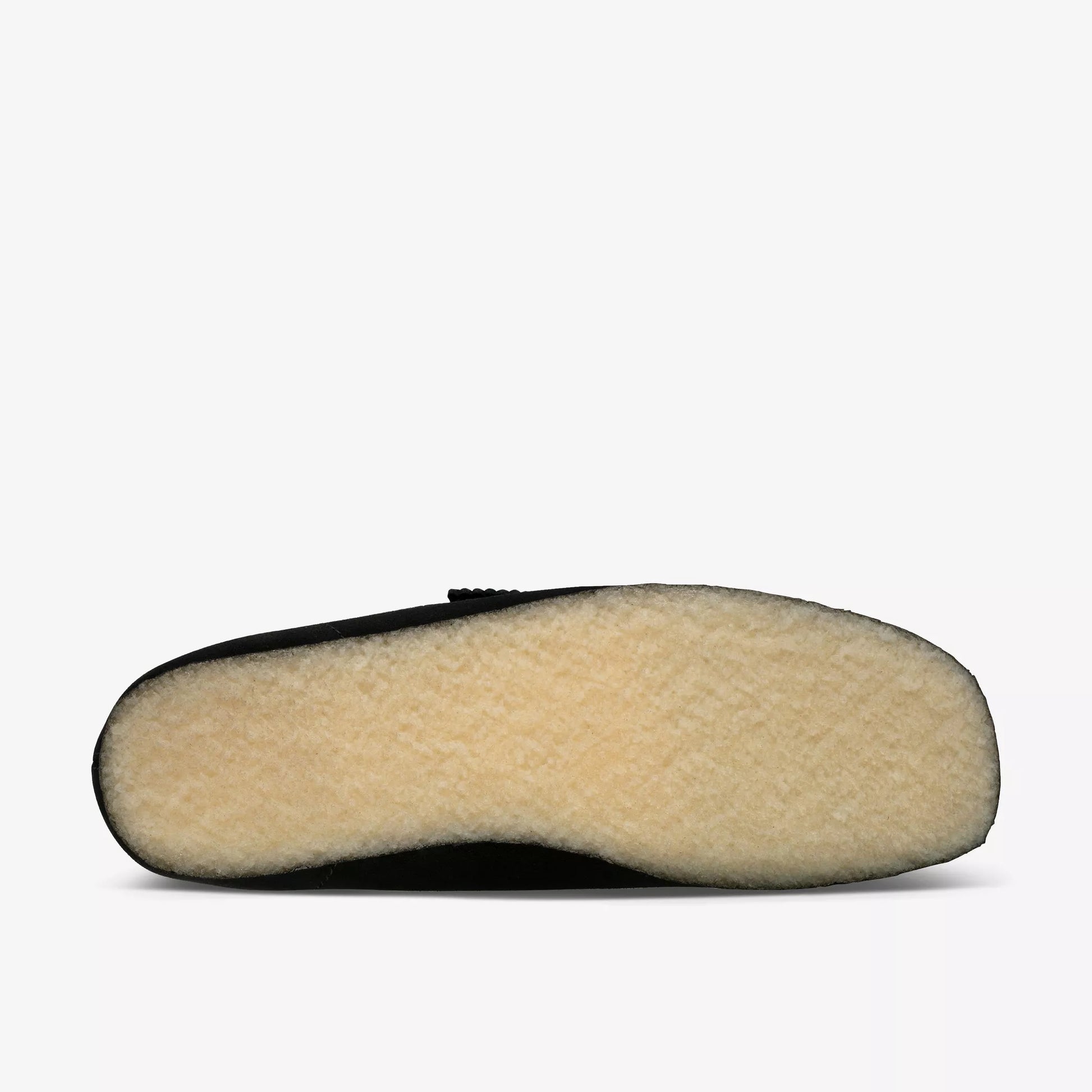 Clarks Wallabee Mens Shoes 26155519 in Black Sde