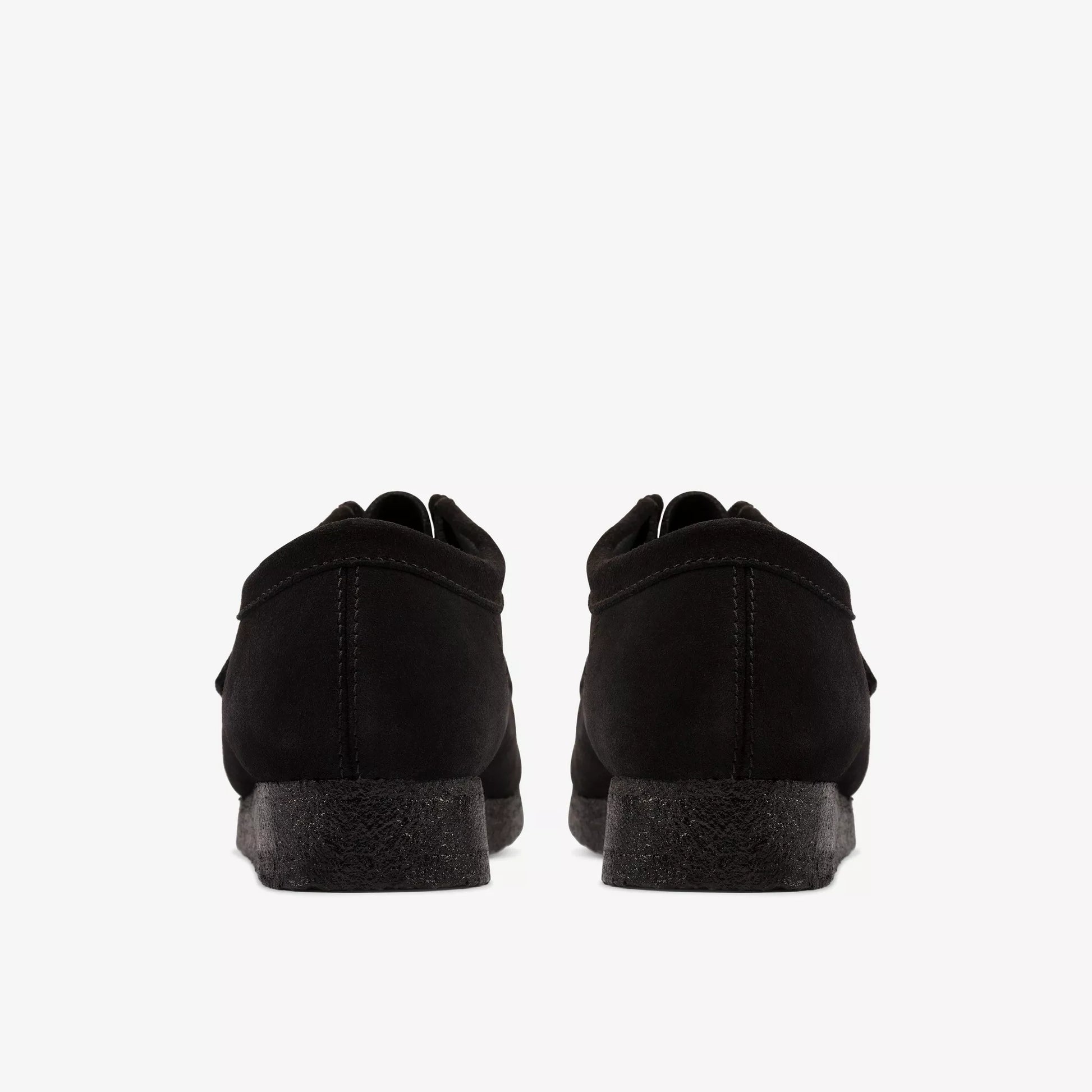 Clarks Wallabee Mens Shoes 26155519 in Black Sde