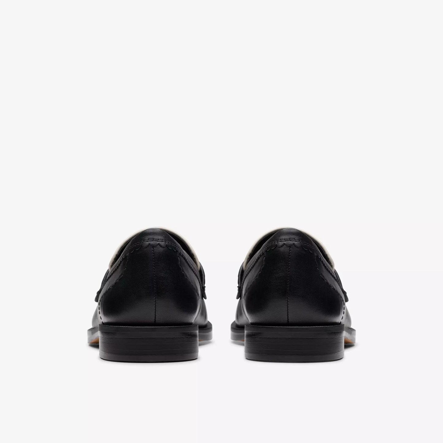 Clarks Straven Edge Black Combi Lea