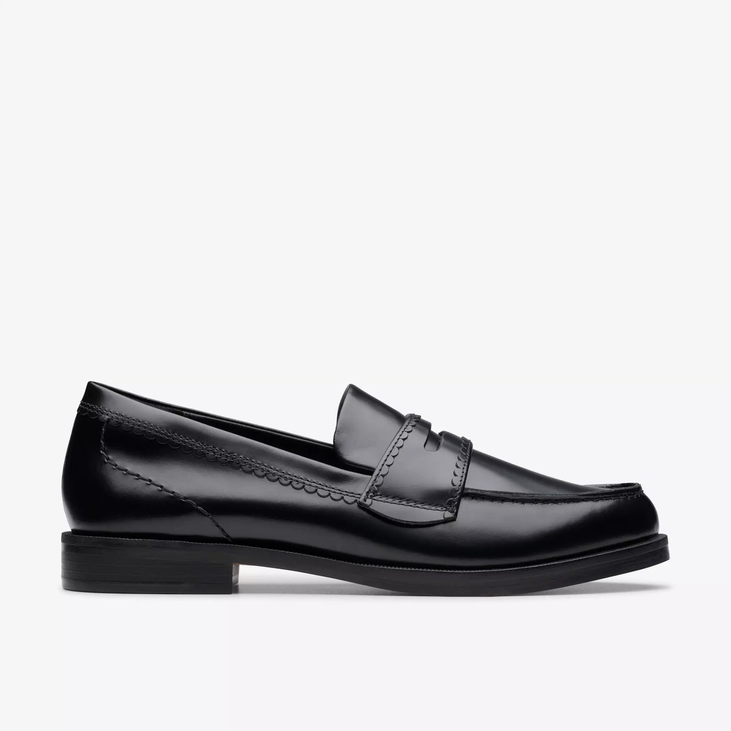 Clarks Straven Edge Black Leather