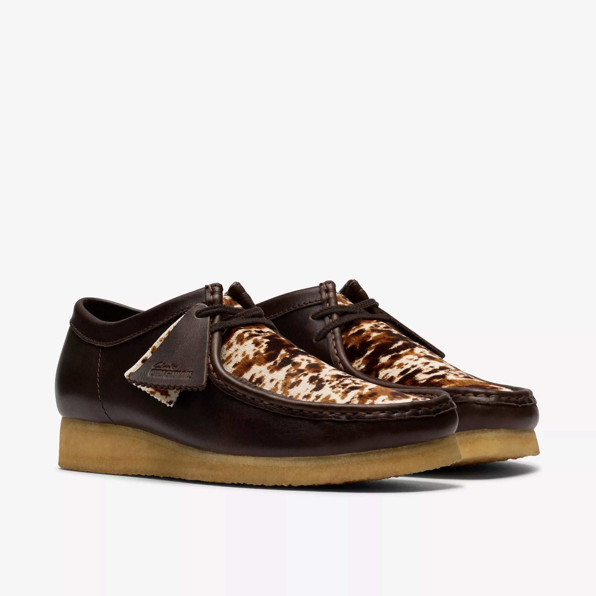 Clarks Wallabee Mens Shoes 26183768 in Brown Interest