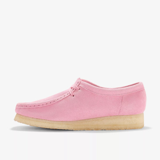 Clarks Wallabee. Womens Shoes 26183809 in Candy Pink
