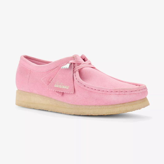 Clarks Wallabee. Womens Shoes 26183809 in Candy Pink