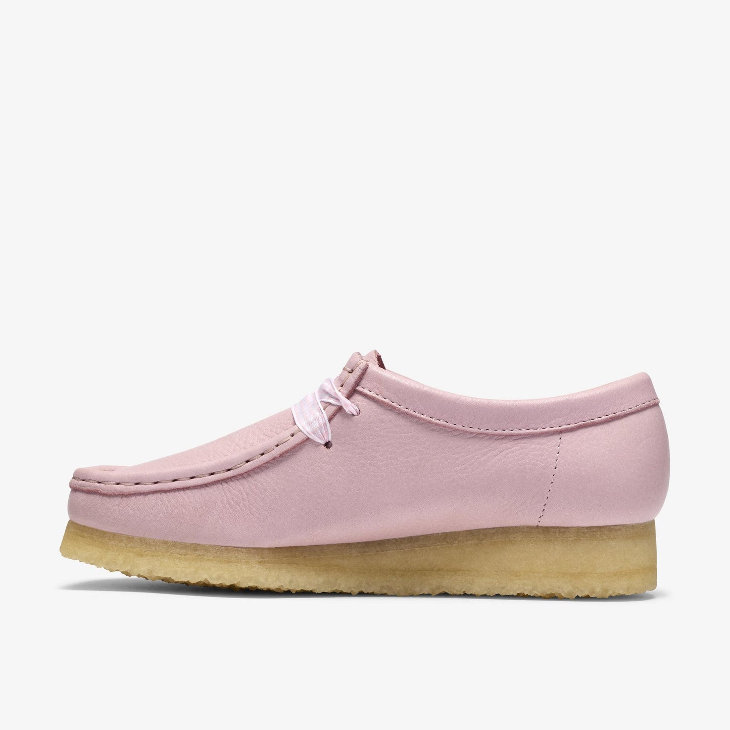 Originals Wallabee. Baby Pink Lea