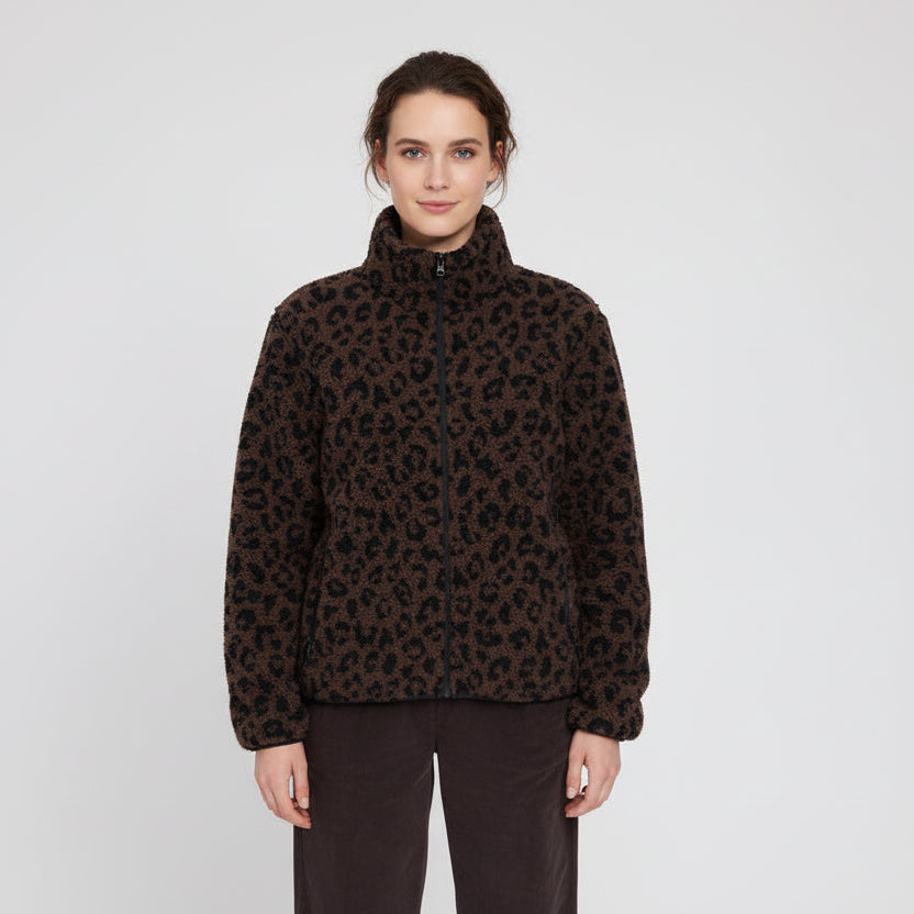 Mazine Printed Teddy-Fleece Jacket (Damen)