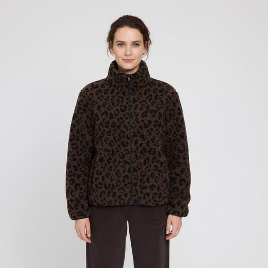 Mazine Printed Teddy-Fleece Jacket (Damen)