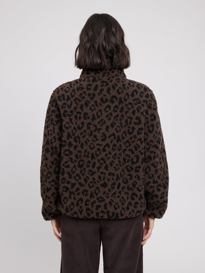 Mazine Printed Teddy-Fleece Jacket (Damen)