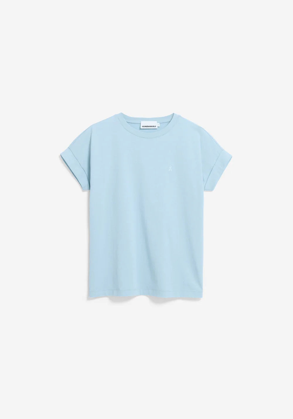 Armedangels IDAARA T-SHIRT FS26 in blue glow