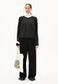 Armedangels Damen DILIRIAA REGLANA Strick Pullover in steel melange